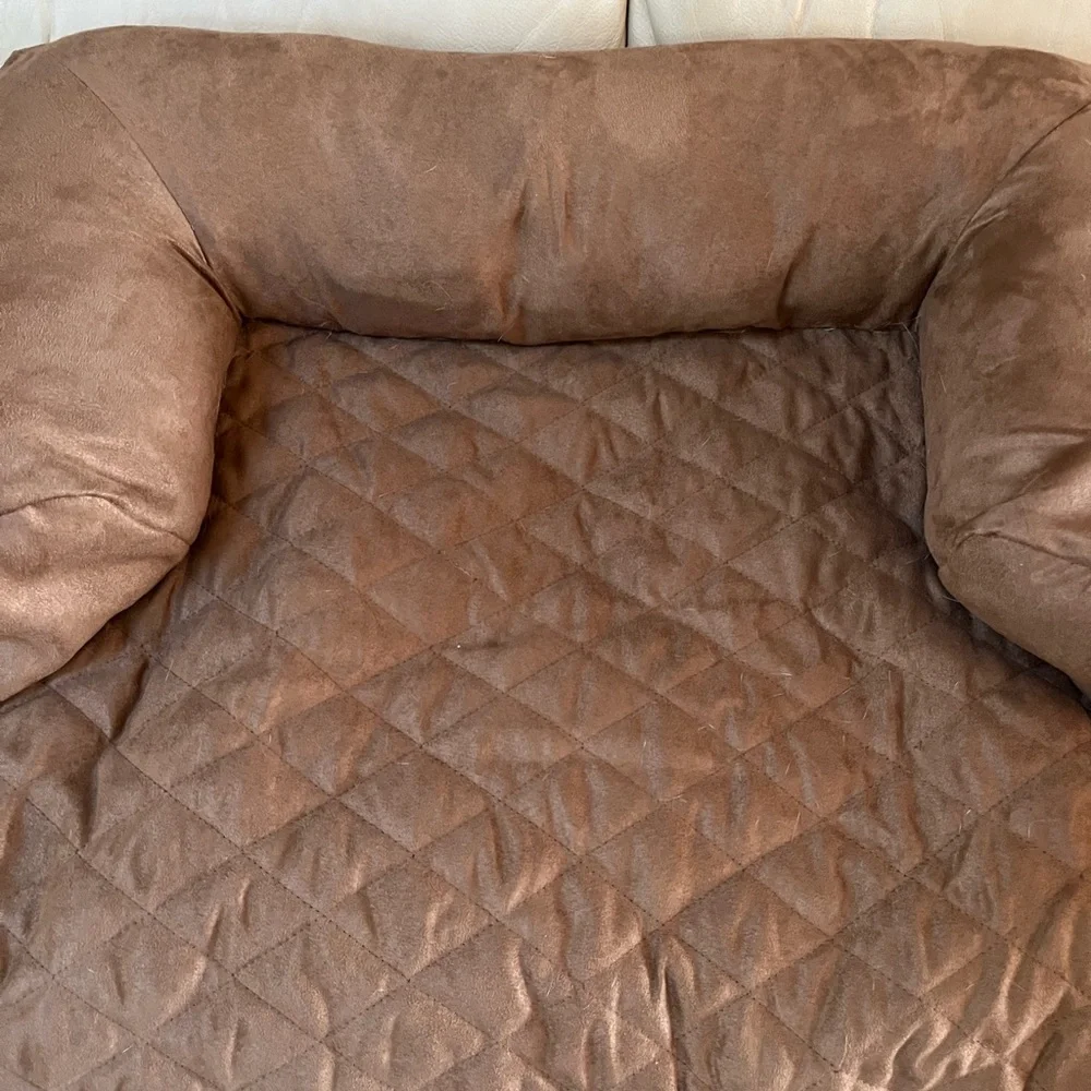 Brown Suede Couch Chair Car Pet Bed Dog Cat
